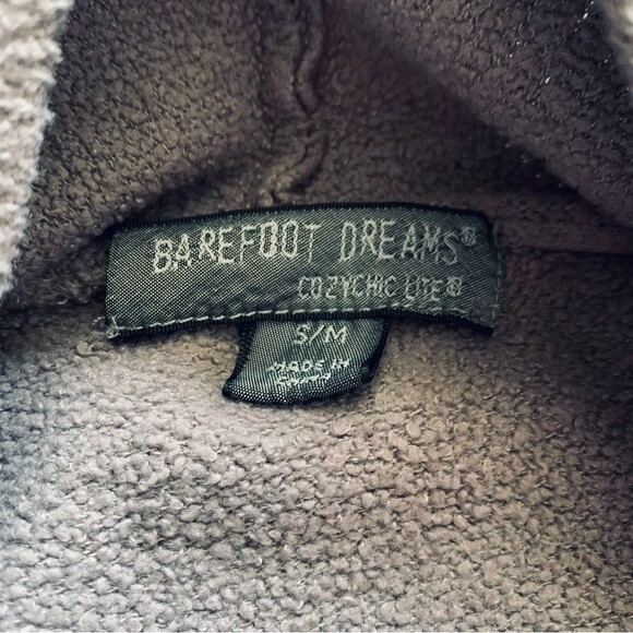 Barefoot Dreams Cozy Chic Lit Calypso Ombré Hi/lo Open Cardigan Pewter/Black S/M - Picture 10 of 14